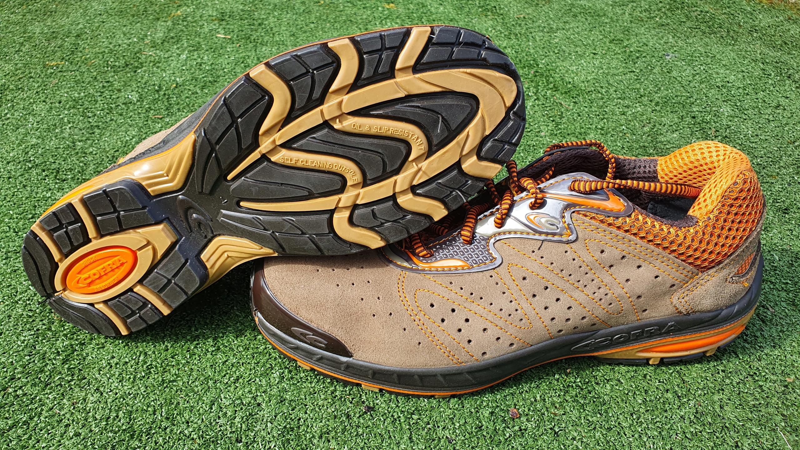 COFRA CANTERA BUTY półbuty ochronne zamszowe 47 Kategoria ochrony buta S1