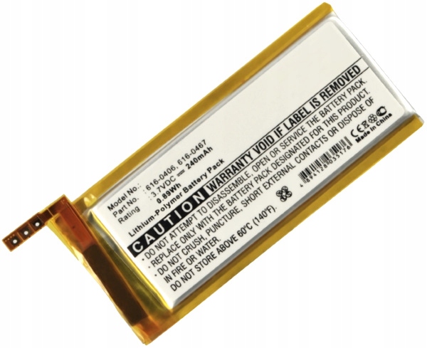 BATERIA AKUMULATOR 616-0467 616-0469 DO iPOD Nano 5th gen. A1320