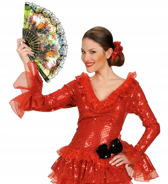 WACHLARZ HISZPAŃSKI RÓŻNE WZORY GEJSZA ELEGANCKI Marka Widmann