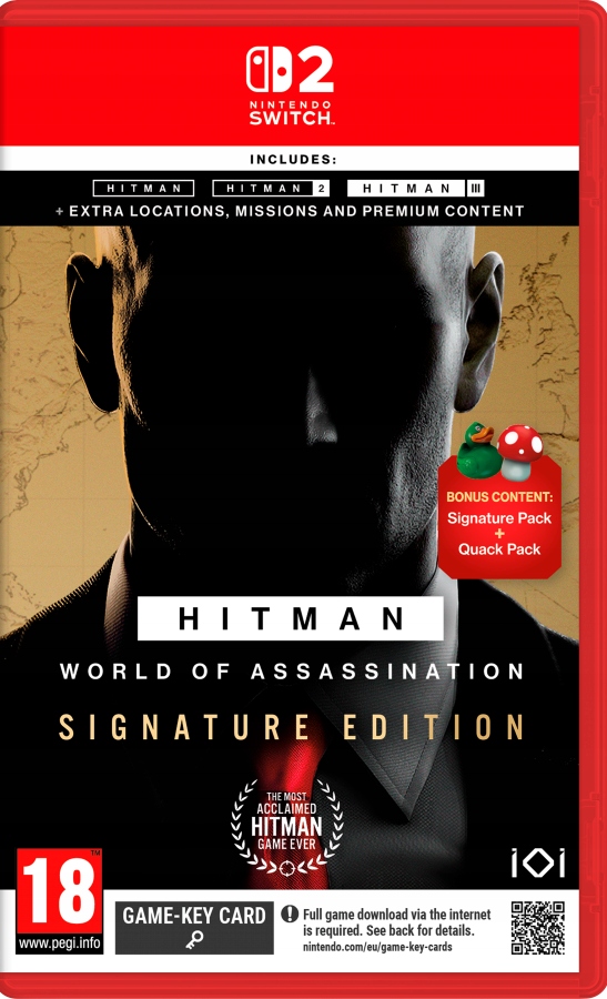 Hitman World of Assassination - Signature Edition Nintendo Switch 2 pudełkowa