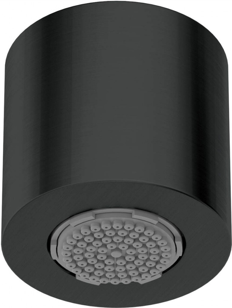 Silia čierna Pevná sprchová hlavica, 1-funkcia (NQS_N30K) /sm/