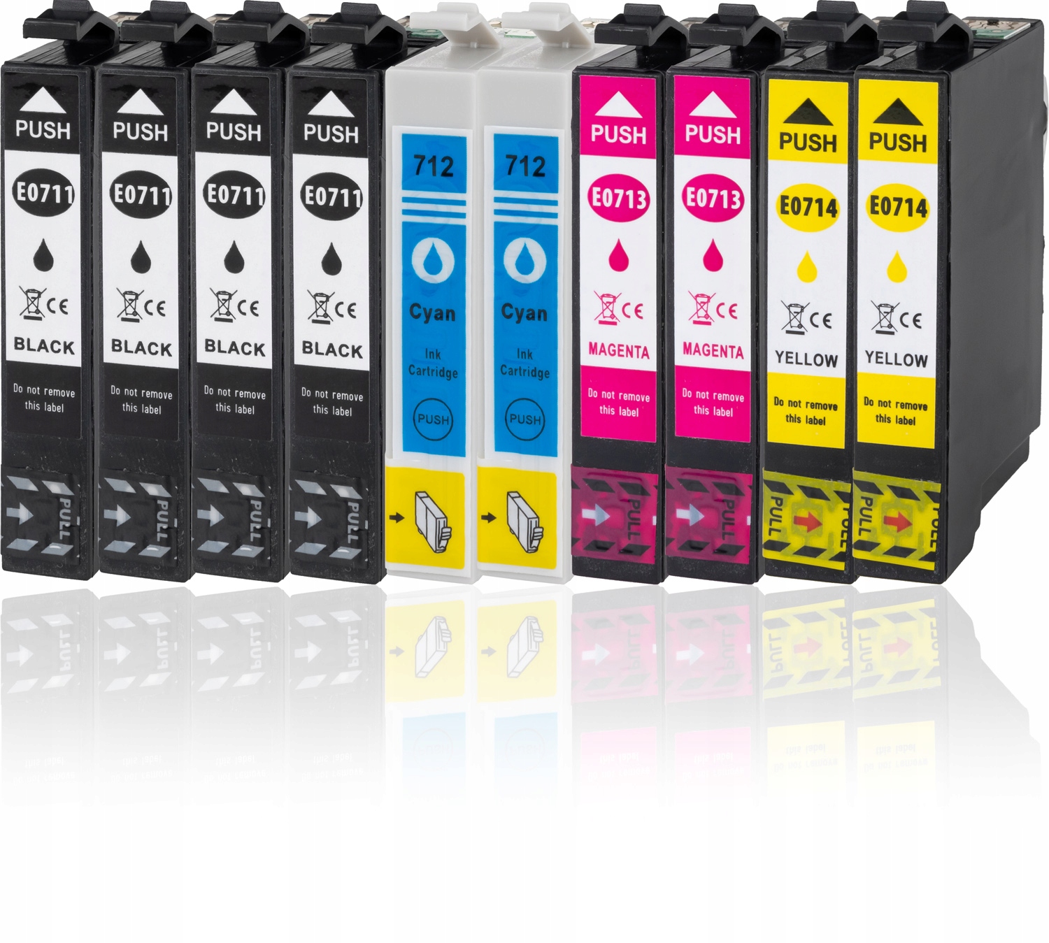 

10x Tusze Do Epson Stylus SX215 SX218 D78 DX7450