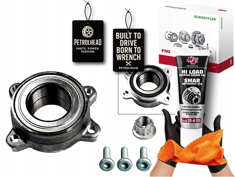 Ložisko Kola Vw Zadní Touareg 3,0-4,2 10- Cayenne Fa #Petrolhead Pro+ Kit7
