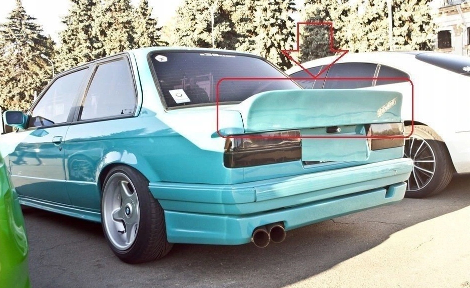 SPOILER DUCTAIL BMW 3 E30 SPOILER DUCTAIL NOWY PODKŁAD