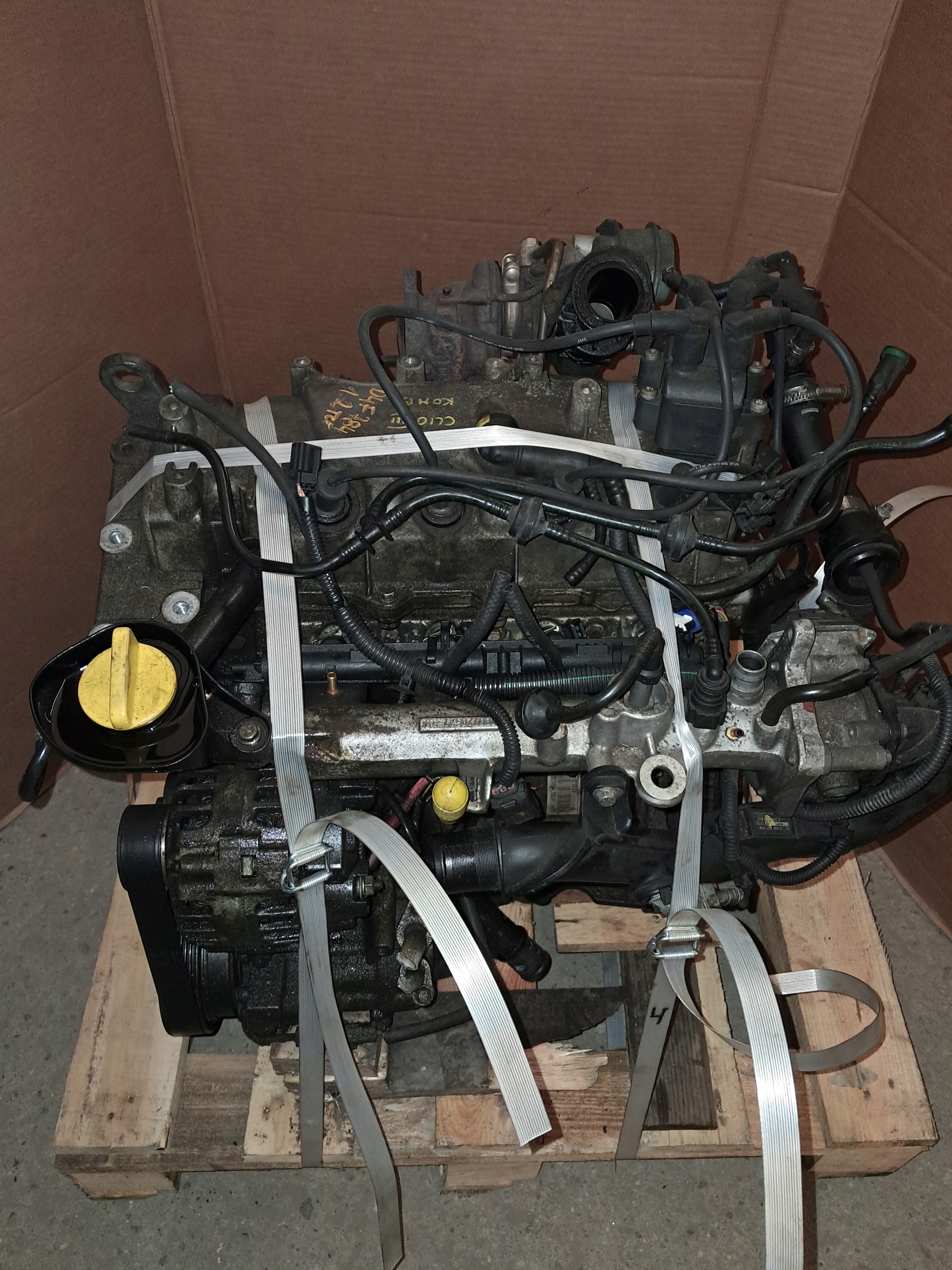 engine 1.2 16V TCE D4F784 complete CLIO III MODUS PEWNIAK DO MONTAZU +LPG