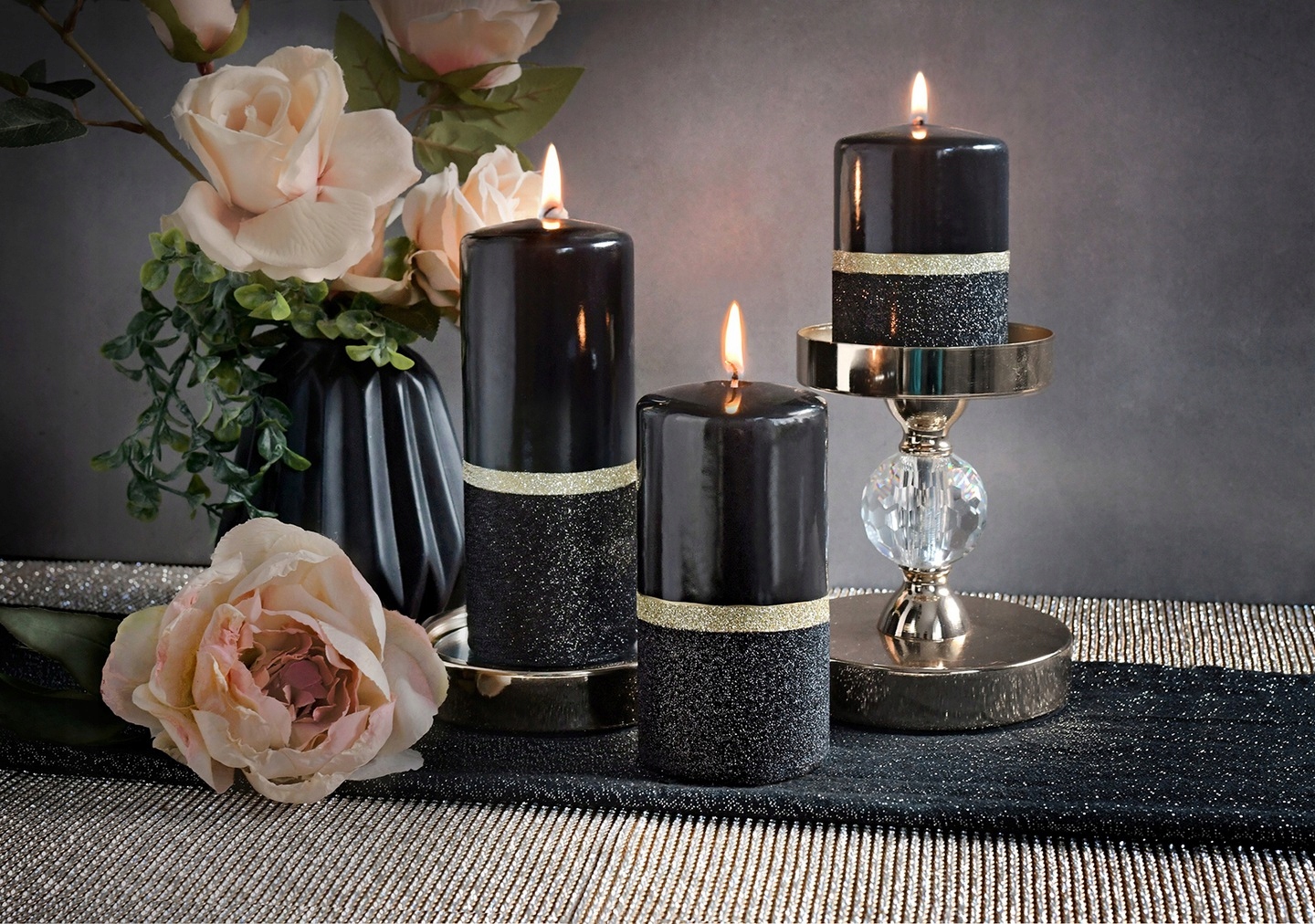 ŚWIECA ozdobna VOLARE ARTMAN 10 cm ŚWIECZKA Marka Artman