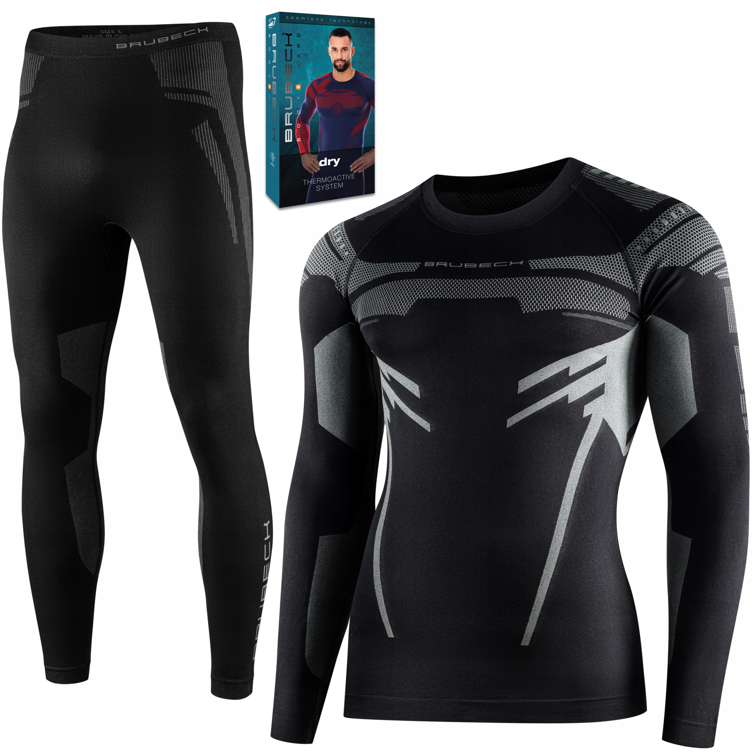 Pánské Termoaktivní Spodní Prádlo Brubeck Dry termo komplet M