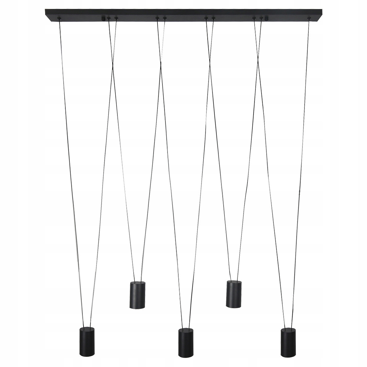 Závesná lampa Light Prestige Toledo čierna 5xGU10