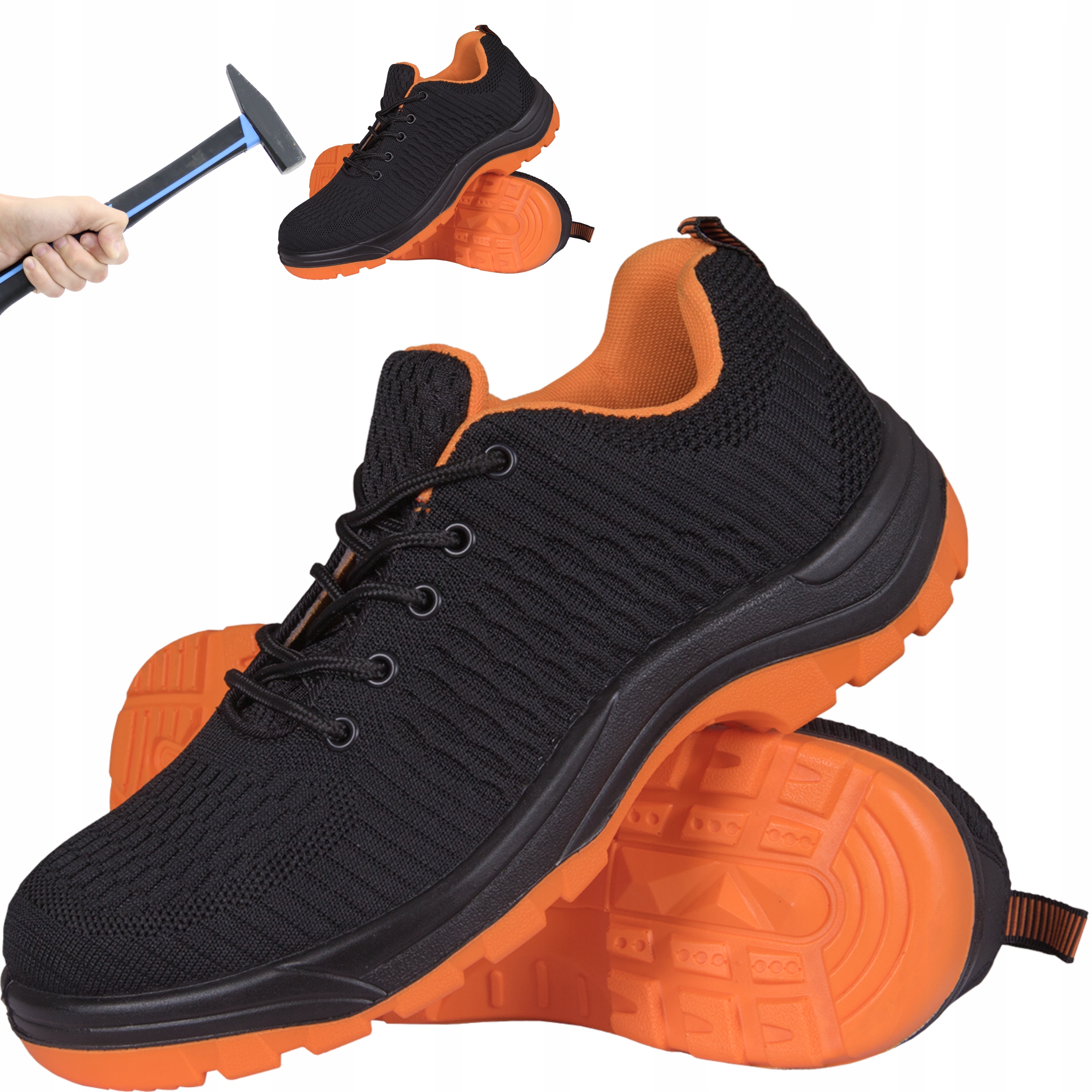 Buty Robocze Lekkie ochronne z blachą Czarne Ox-fly-p-sb Bp r. 39