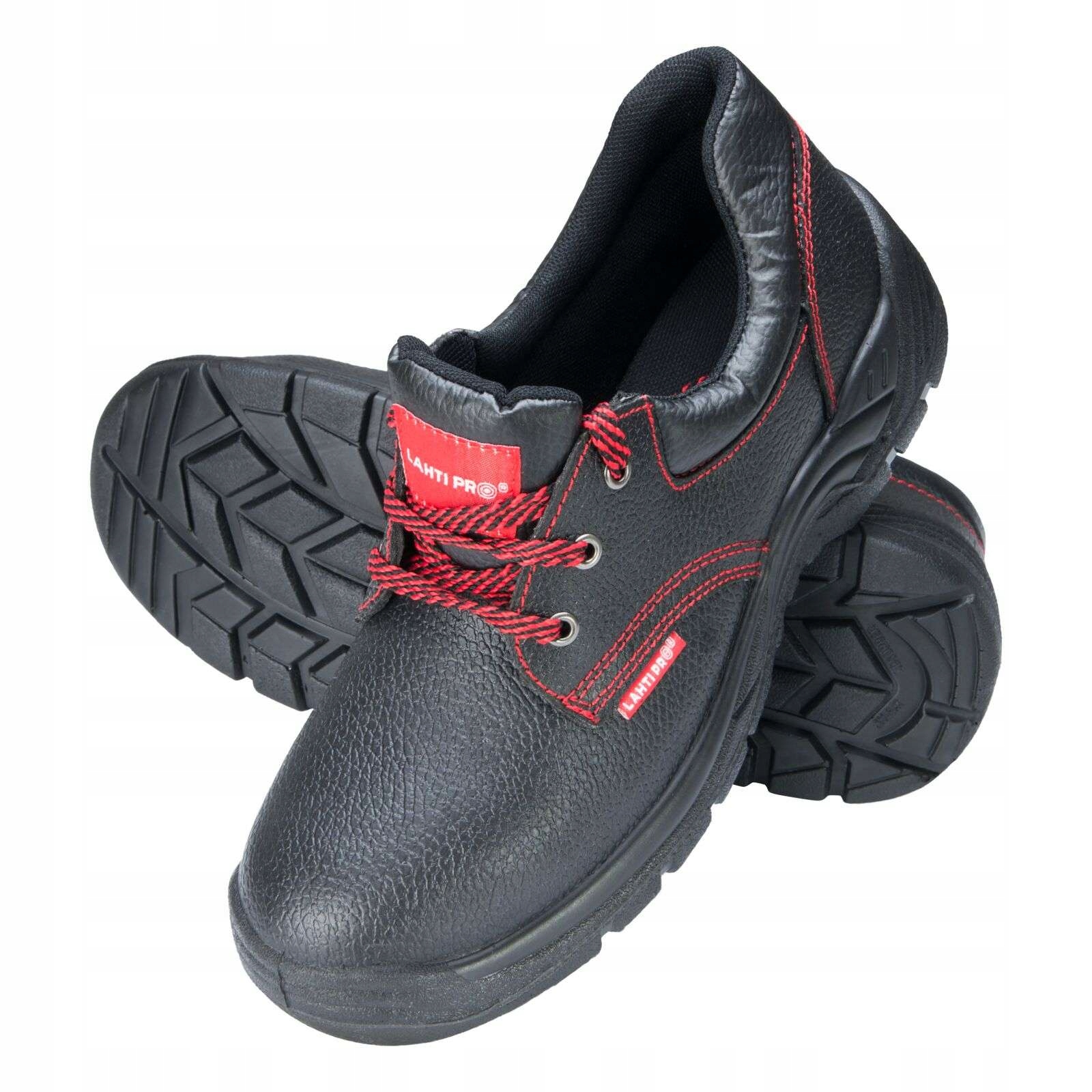 Buty robocze męskie skórzane O1 Fo Sr półbuty do pracy Lahti Pro L30401 40