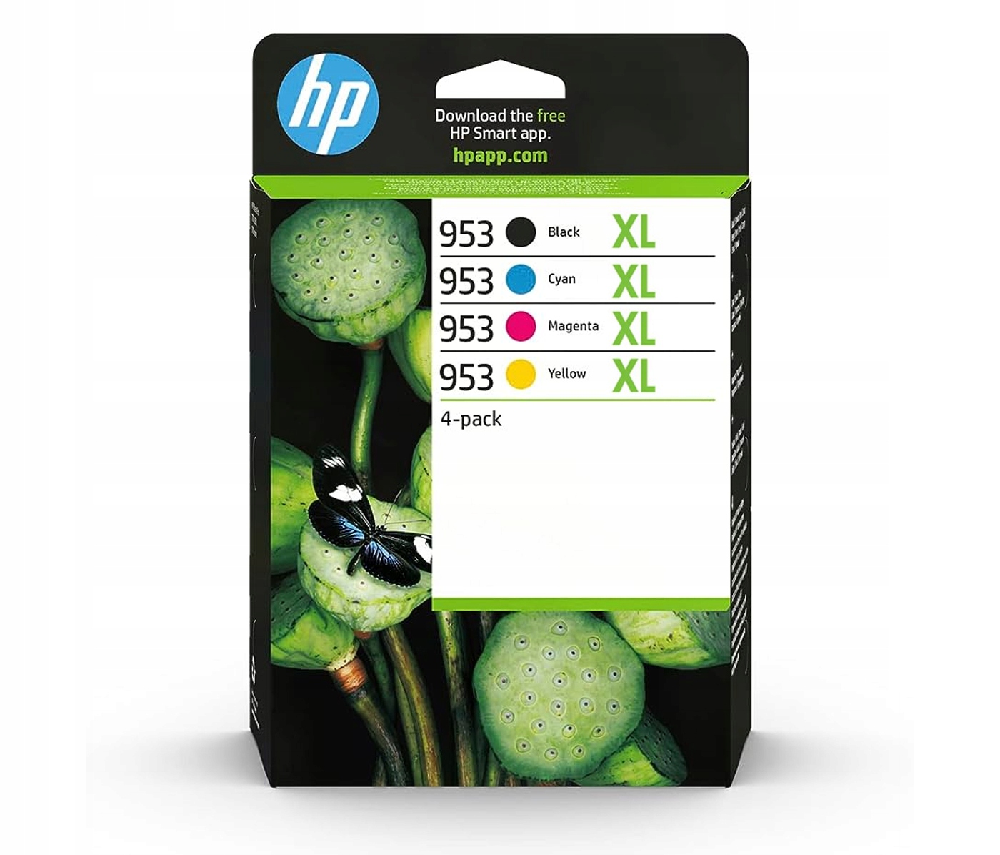 N Komplet tuszów Hp 953XL Bk+c M Y zestaw, Officejet 8211 7700 8700