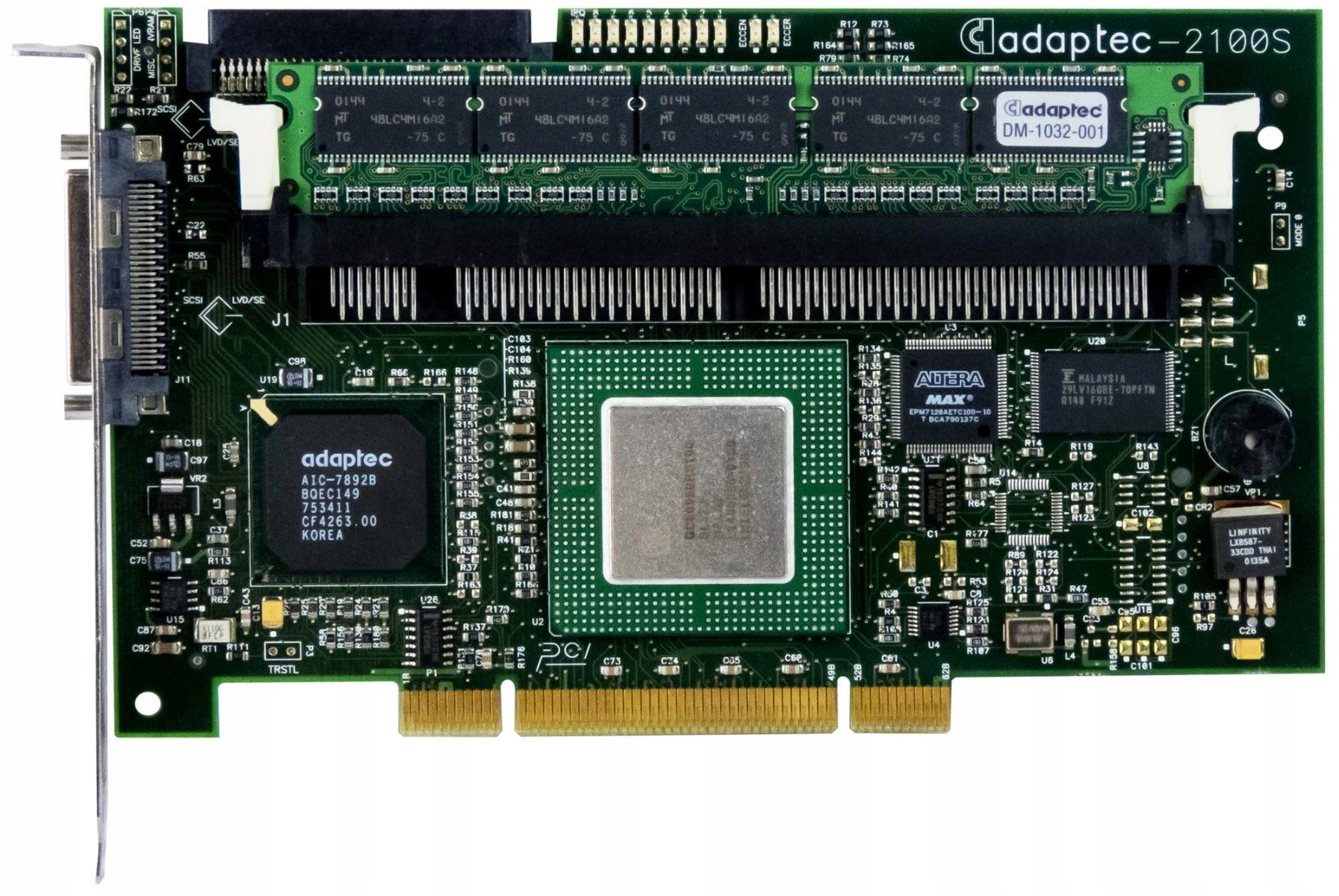 Adaptec Pro Raid 2100S Scsi U160 32MB Pci