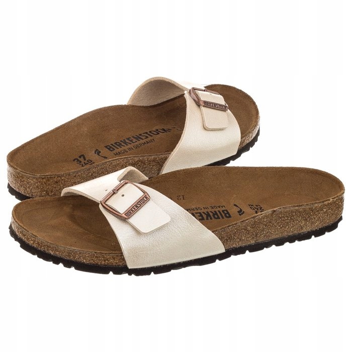 

Klapki Damskie Birkenstock Madrid 0940153 Beżowe