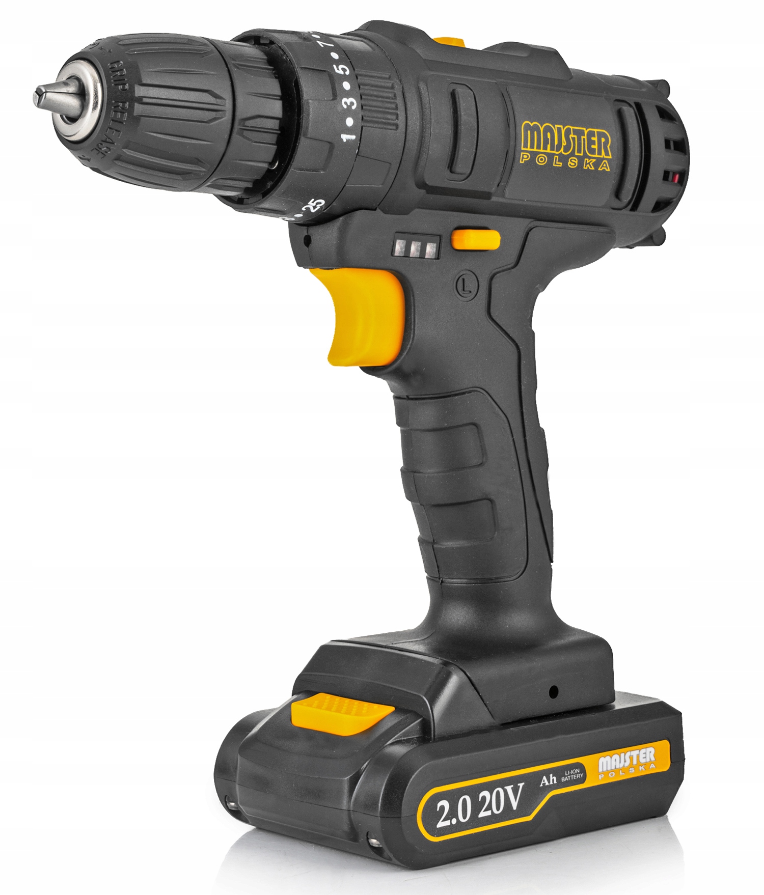 WIERTARKO WKRĘTARKA 20V AKUM. 2x2AH UDAR akcesoria UCHWYT SAMOZACISKOWY Kod producenta MP-0423