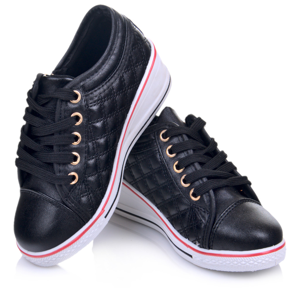 CZARNE BOTKI na zamek PIKOWANE Gratis _31 - 19,5cm Marka inna