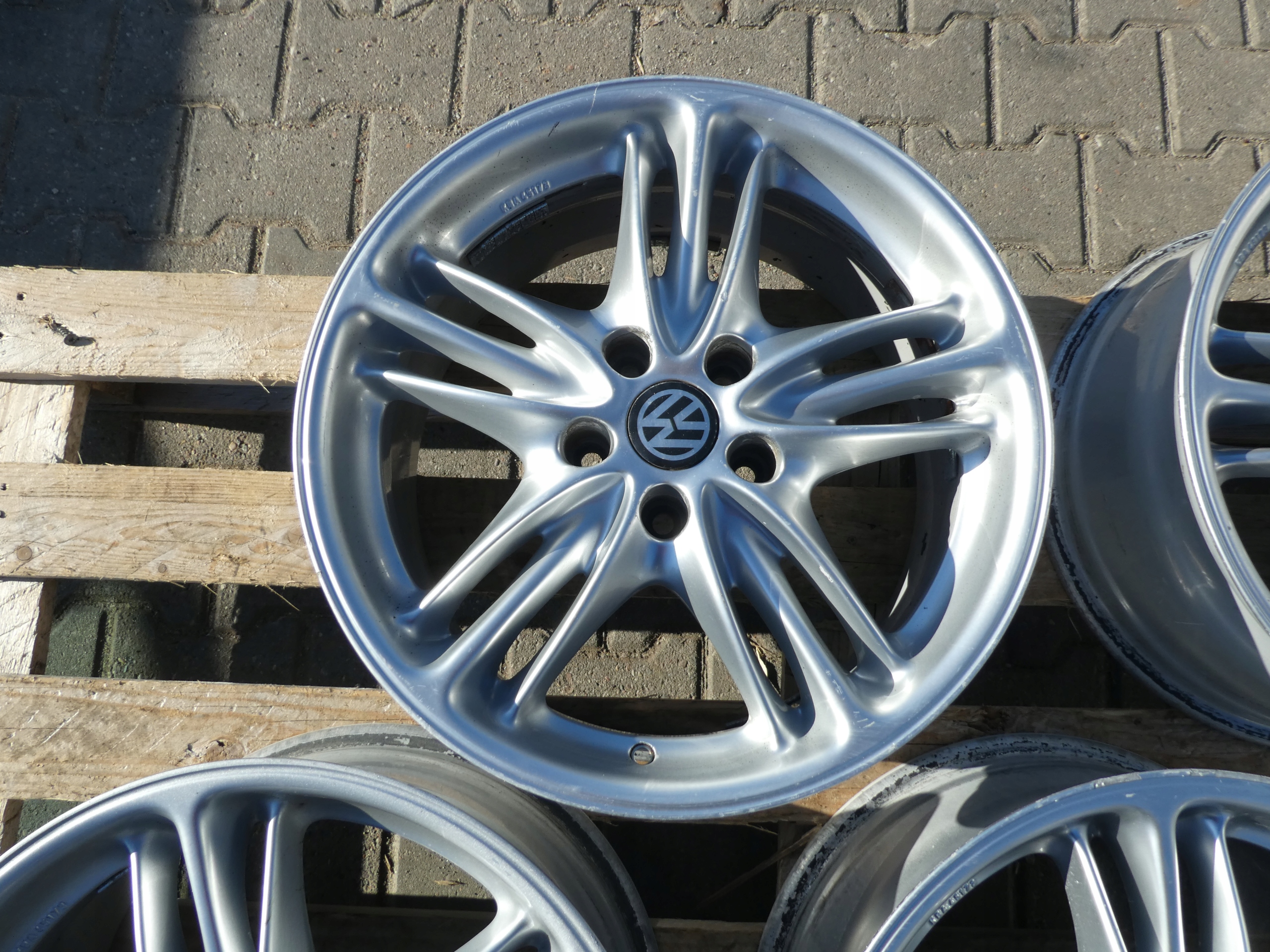 4X discs aluminium disc VW KBA 45173 5X112