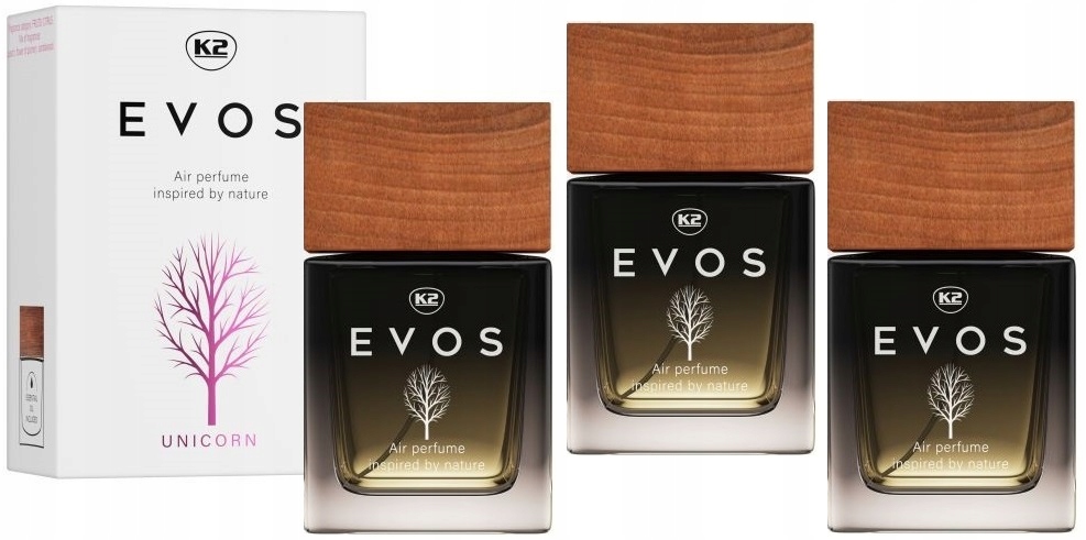 K2 EVOS UNICORN PERFUMY 50ML DO SAMOCHODU AUTA
