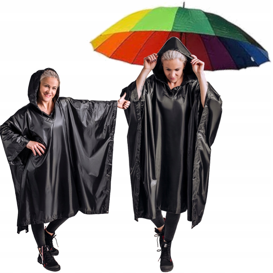 

Płaszcz Przeciwdeszczowy Sztormiak Długi Kapturem