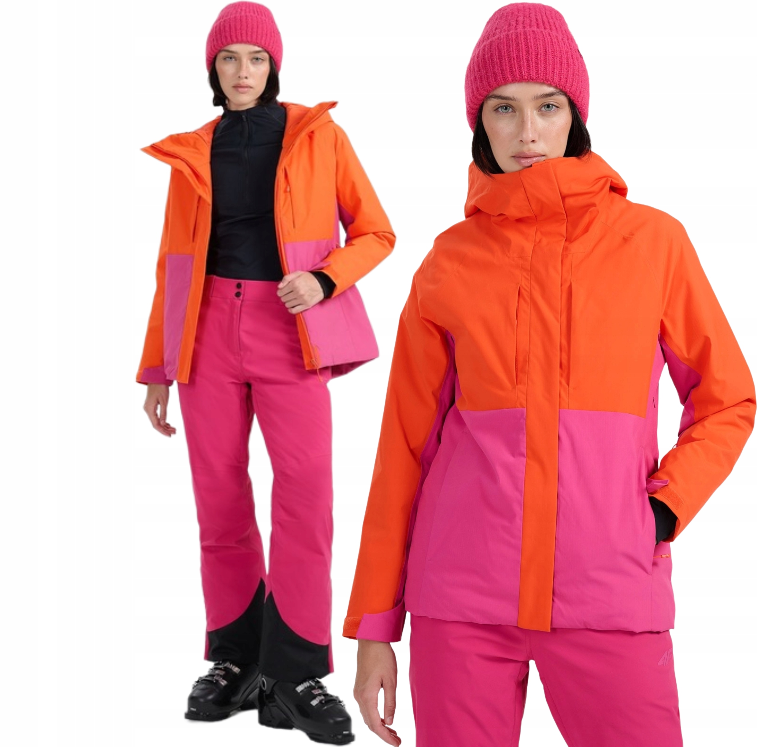 Damska kurtka narciarska membrana 8000 TTJAF0805 XXL