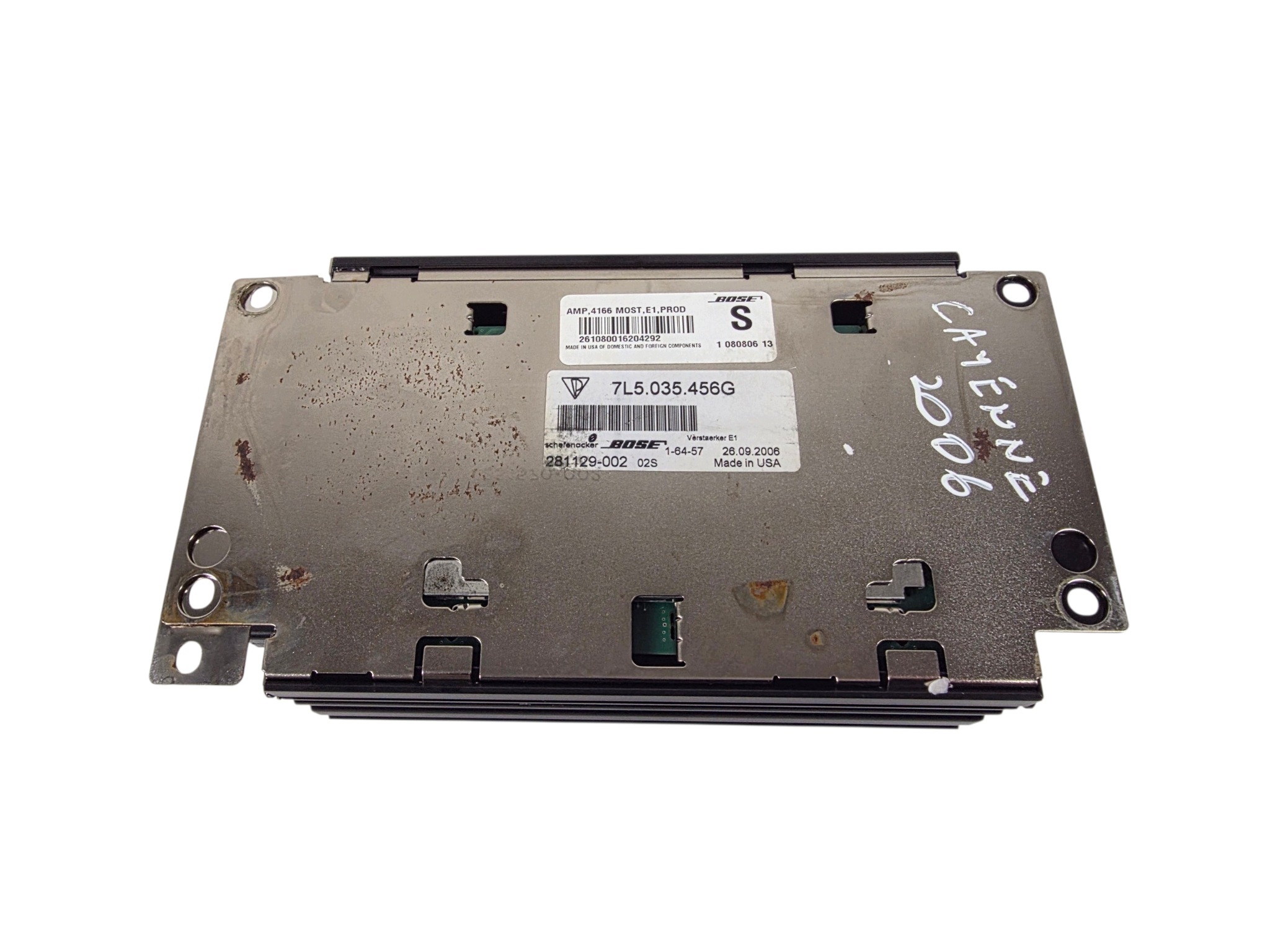 PORSCHE CAYENNE e AMPLIFICATORE BOSE ORG. 7L5035456G