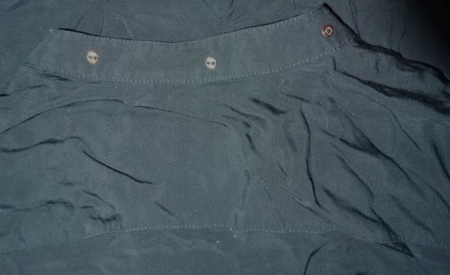 ZARA ciemna morska zieleń złote guziczki r.S Kolor zielony