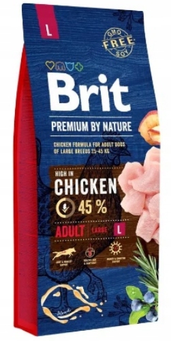 Brit Premium By Nature Adult Large L 15kg Chicken
