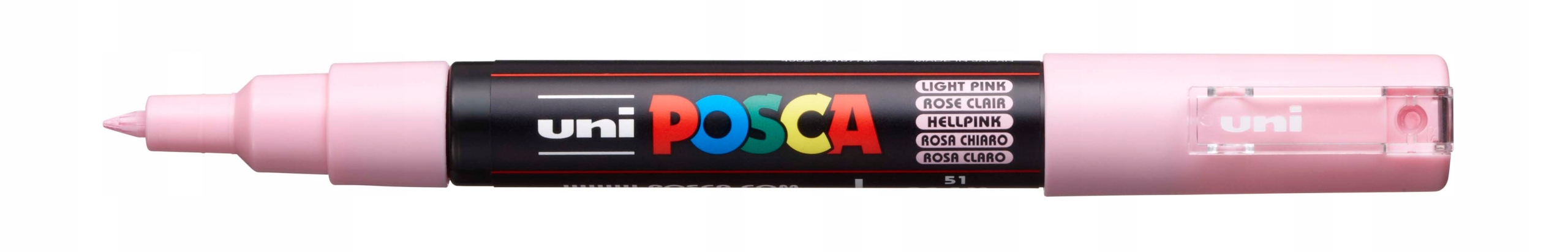 

Marker z farbą plakatową Posca PC-1M jasny różowy