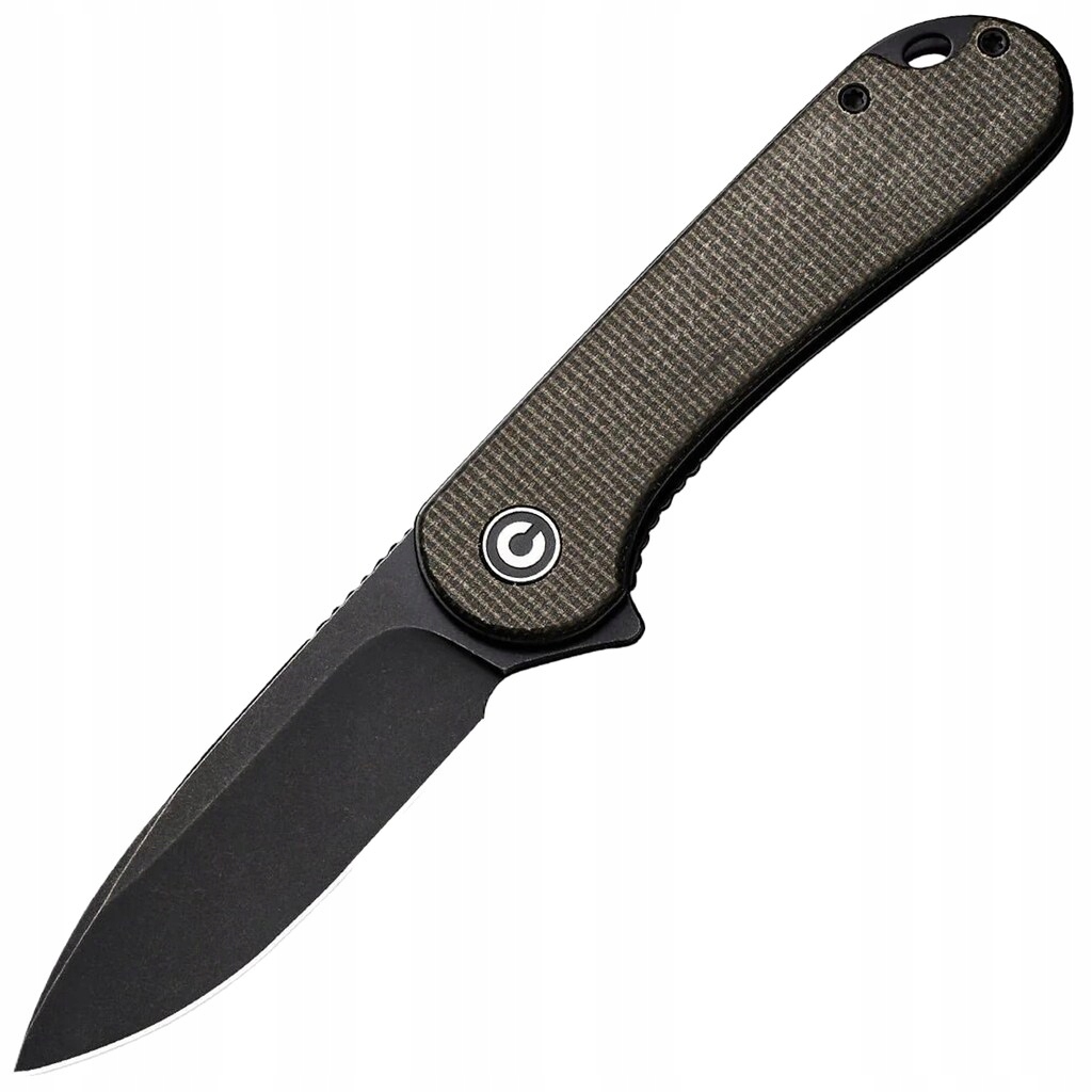 Nůž s klipem Edc Civivi D2 Elementum Flipper C907Z Green Micarta