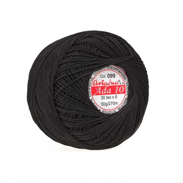 Kordonek Ada 10 kol. 099 Czarny
