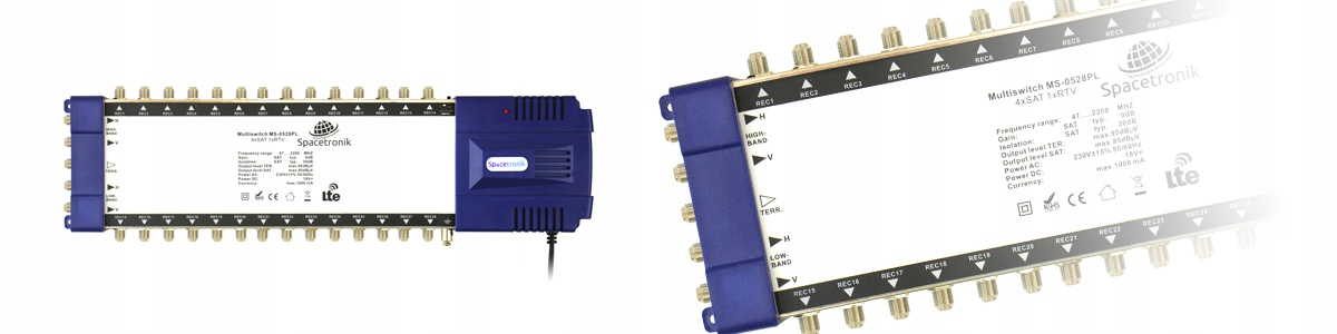 Multiswitch Spacetronik Pro Series MS-0528PL 5/28 Marka Spacetronik