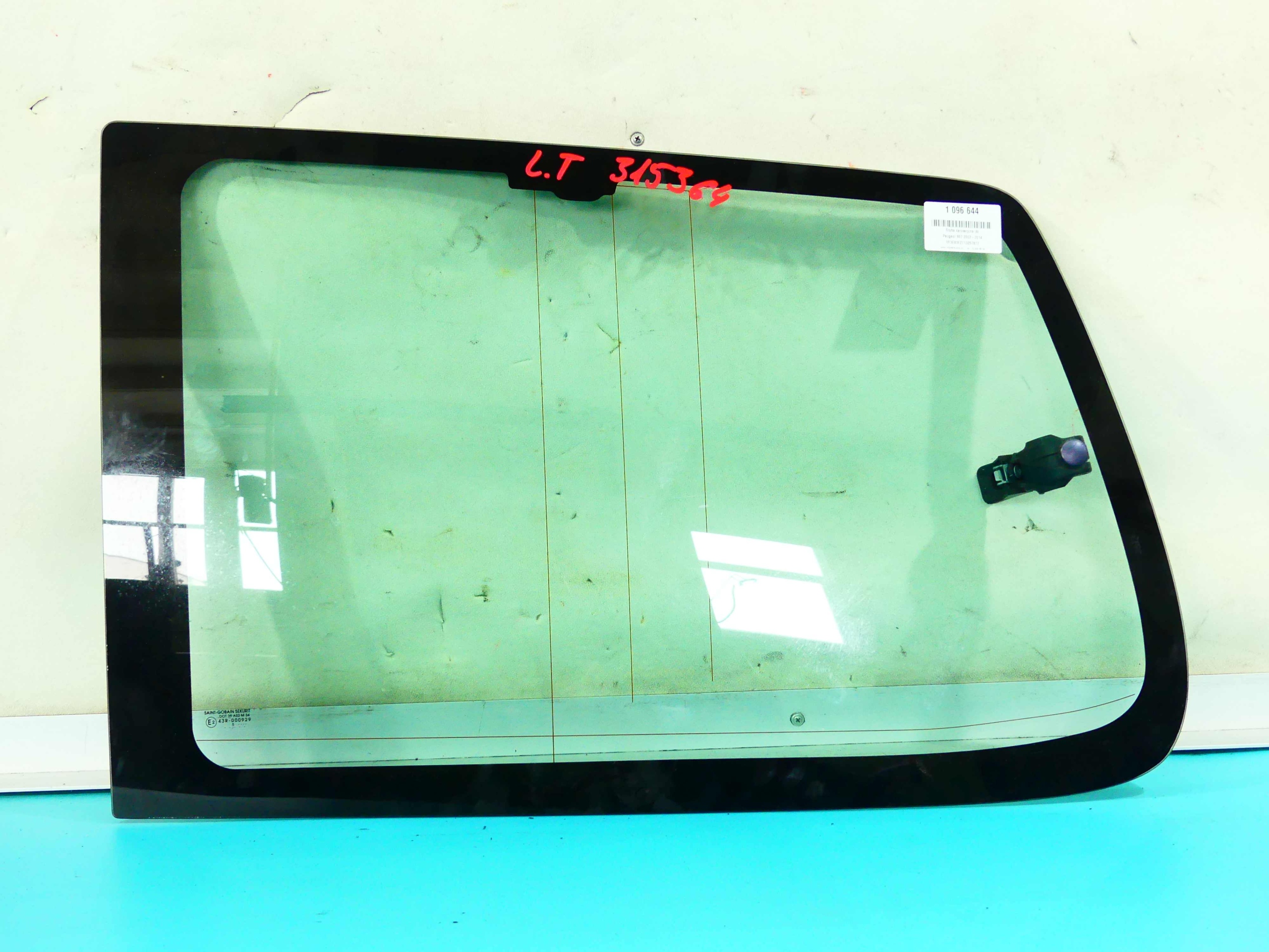 SZYBA KAROSERYJNA LEWY TYŁ PEUGEOT 807 05R