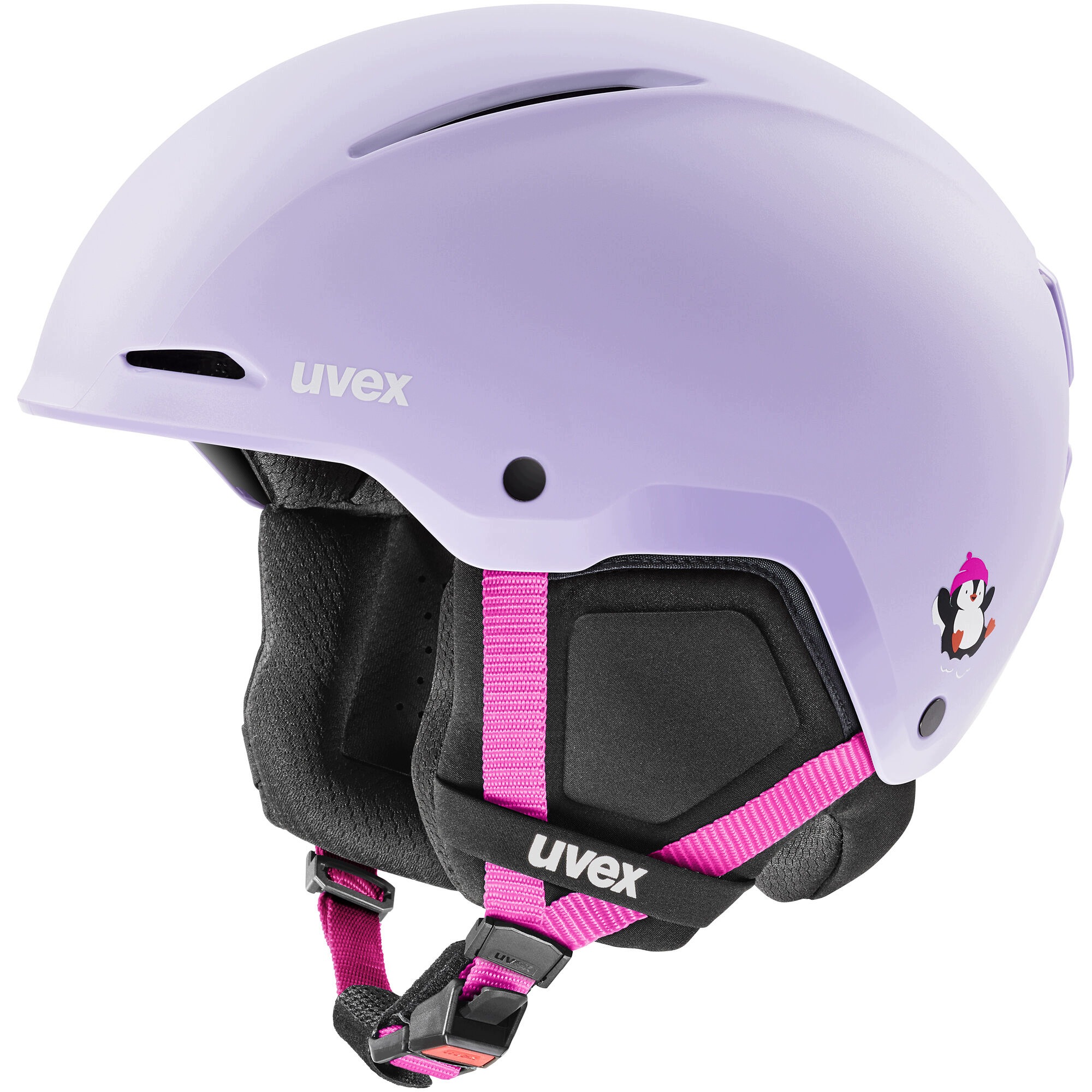 Dziecięcy Kask Narciarski Junior Uvex Minimo Style 51-55cm lavender penguin
