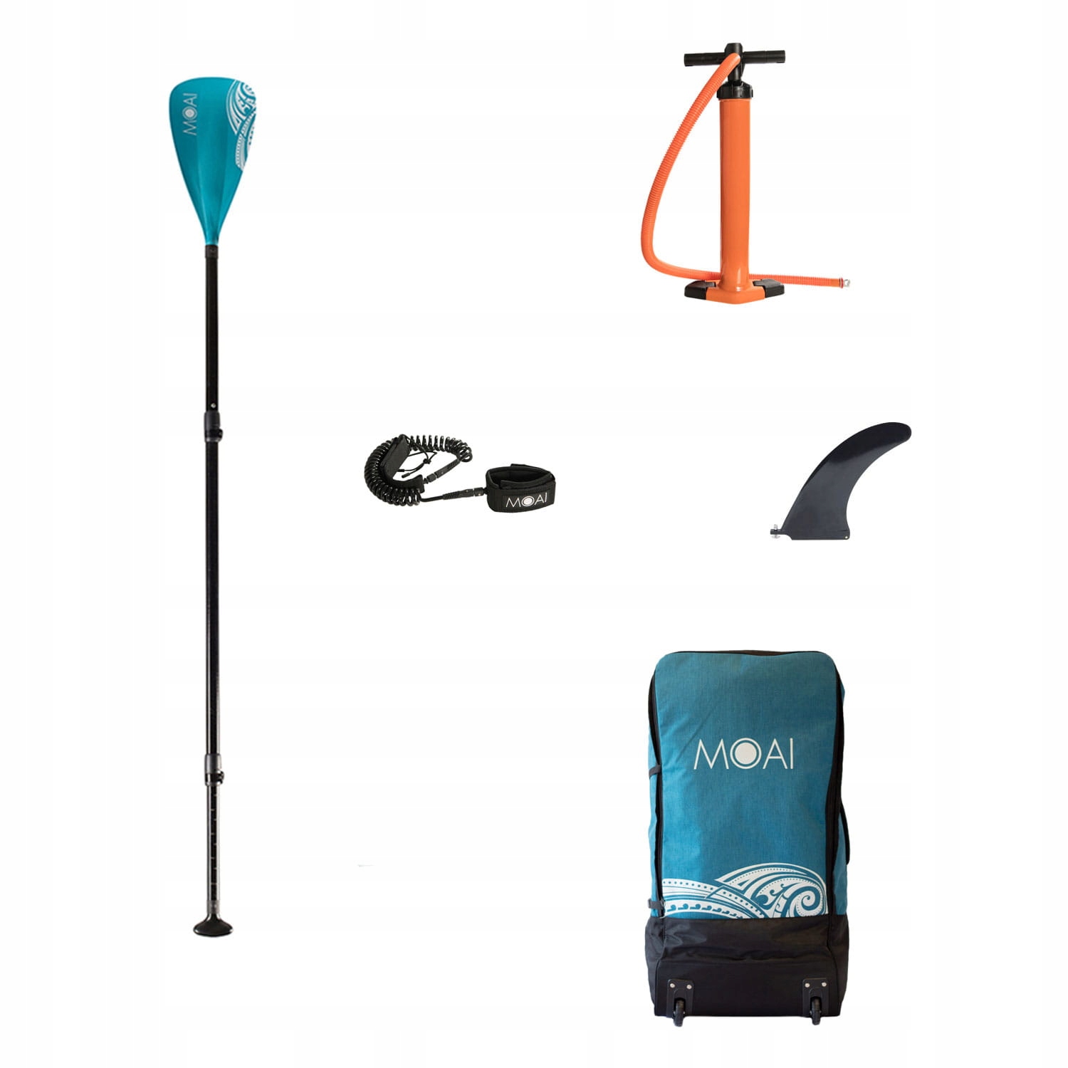 DESKA SUP POMPOWANA MOAI 9'5" WIOSŁO FIBERGLASS Rodzaj deska SUP