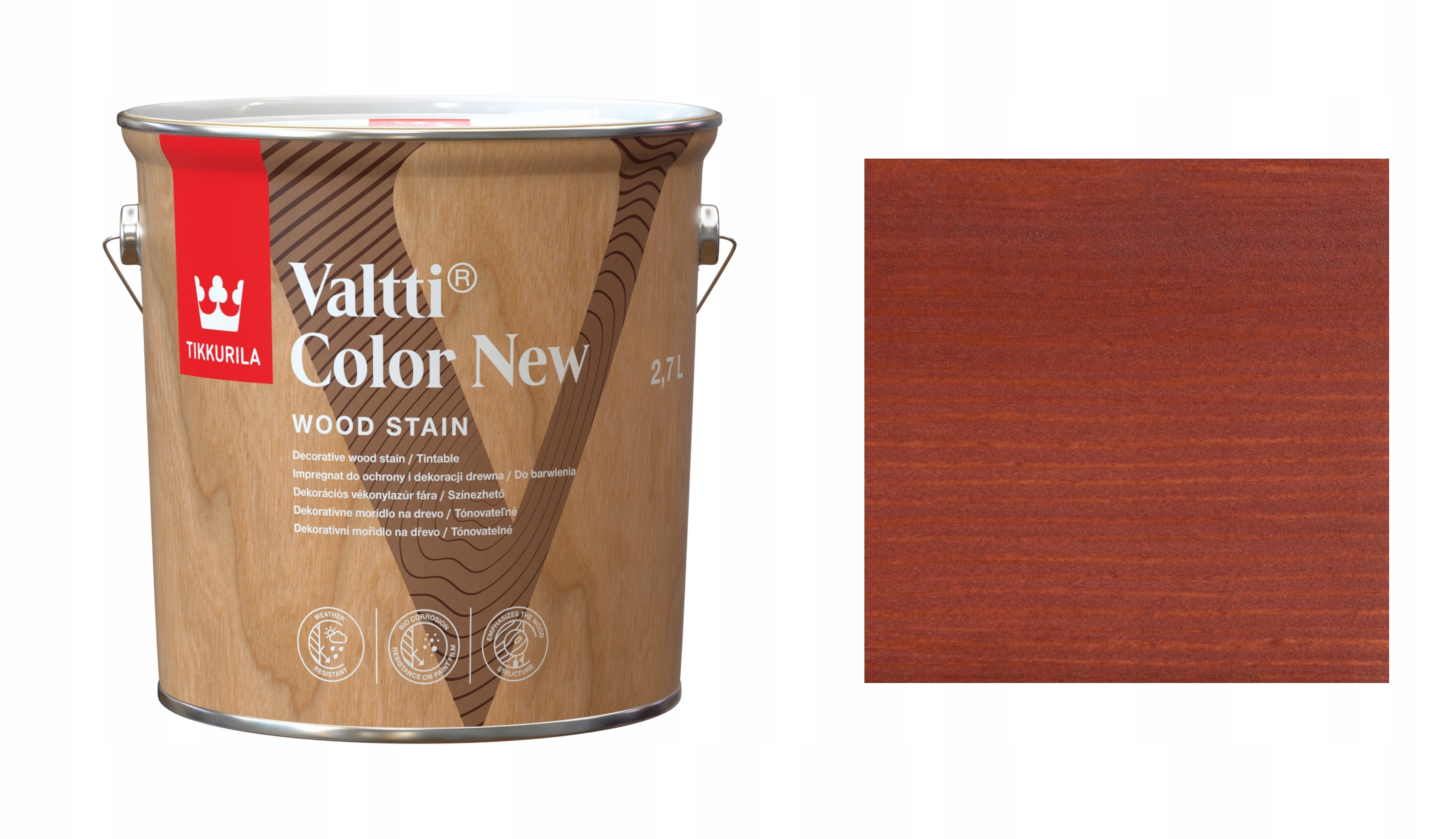 Tikkurila Valtti Color New 2,7L 5058 Varvikko Impregnat Ochronny