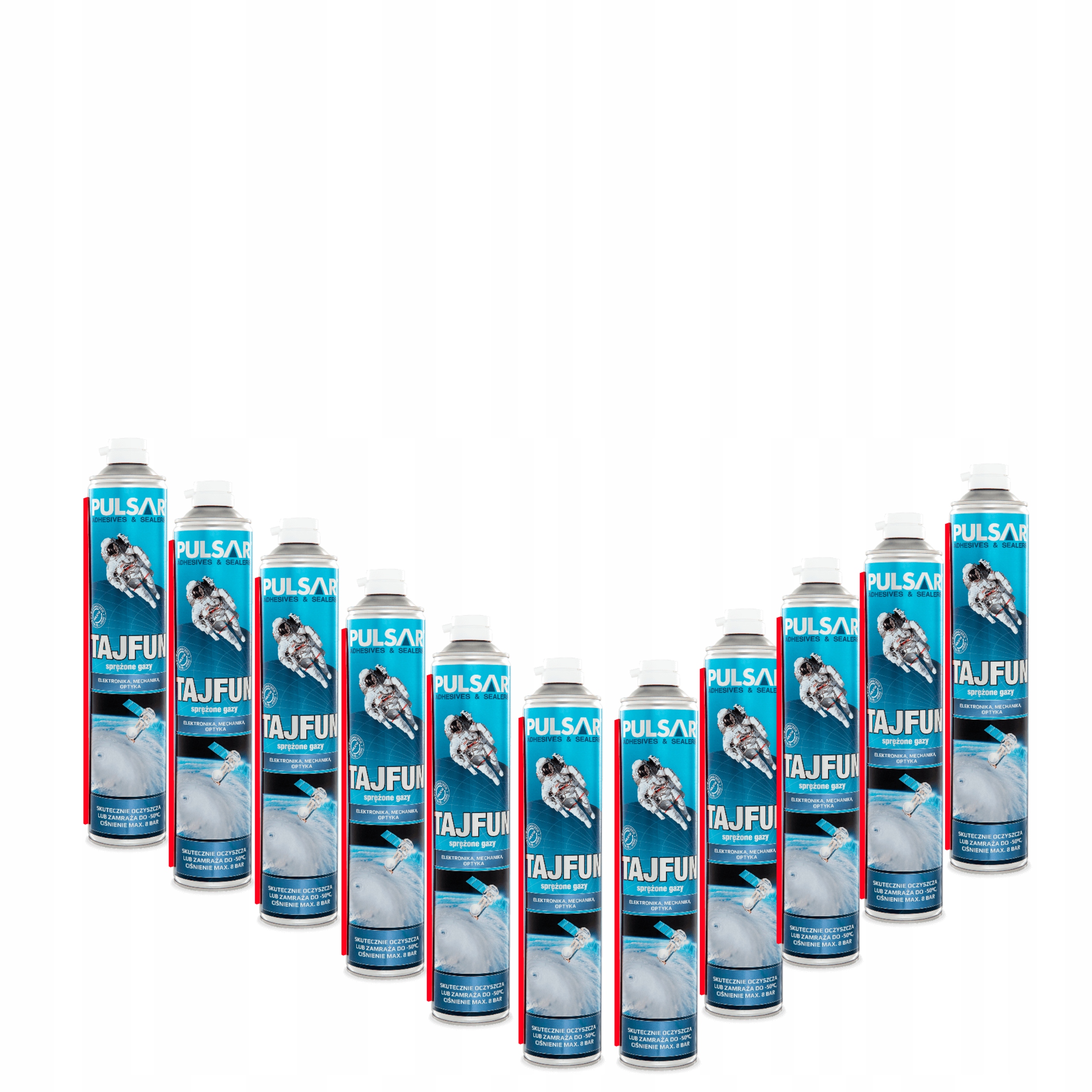 Sprężone Powietrze Do Czyszczenia Elektroniki Komputera Pulsar 750 ml x11