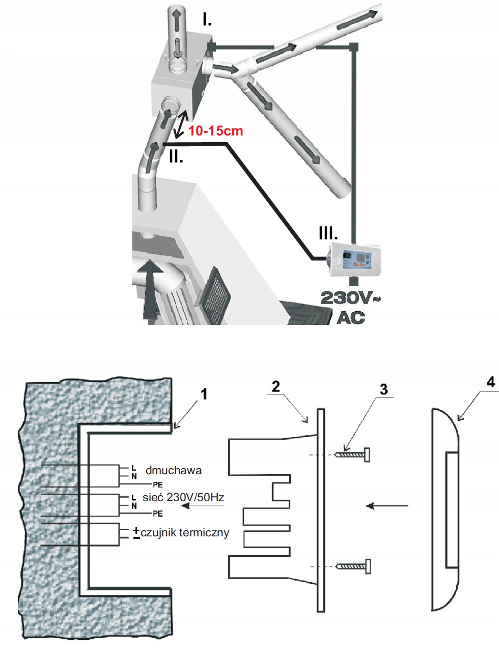AUTOMATYCZNY REGULATOR OBROTÓW WENTYLATORA TURBINY RT-03C-T TATAREK Z SONDĄ Stan opakowania oryginalne