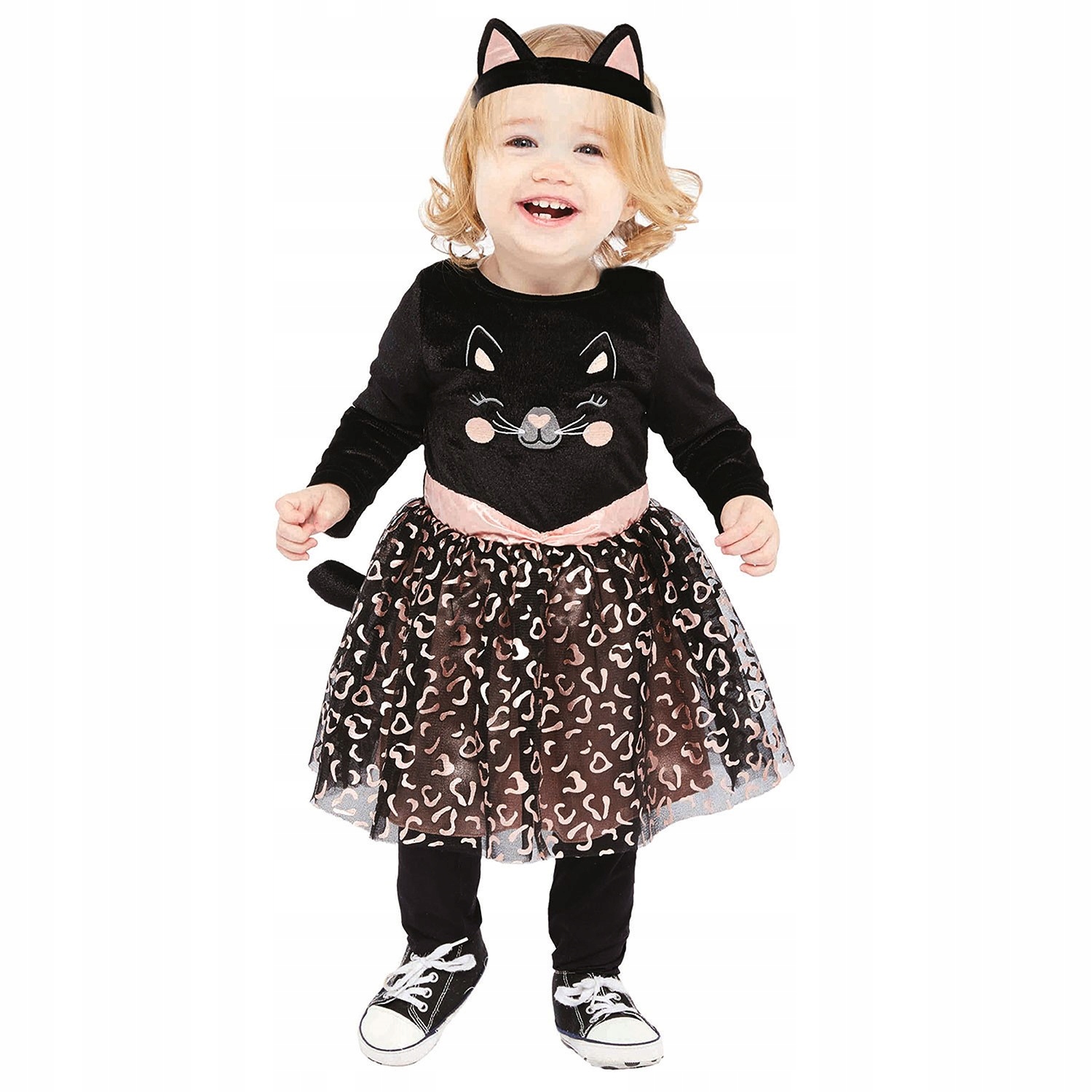 Kostium Strój dziecięcy Kotek Sukienka Halloween 3-4 lata 98-104 cm