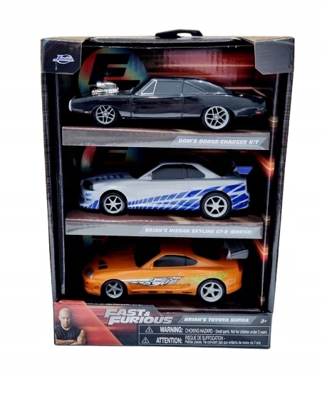 SIMBA FAST & FURIOUS Zestaw 3 aut Szybcy i Wściekli DODGE NISSAN