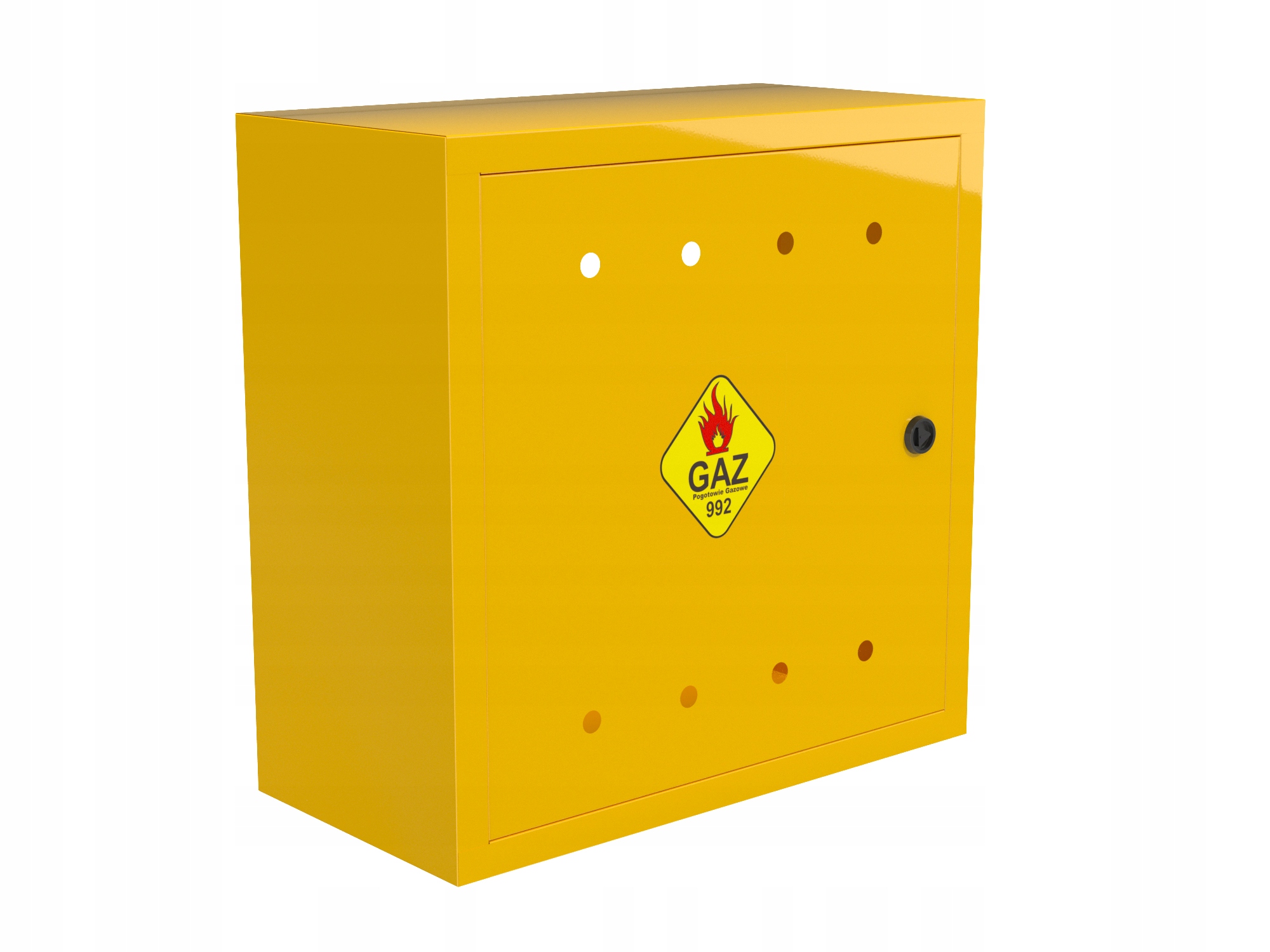 Gazová Skrinka 50x50x25 Gaz Žltá