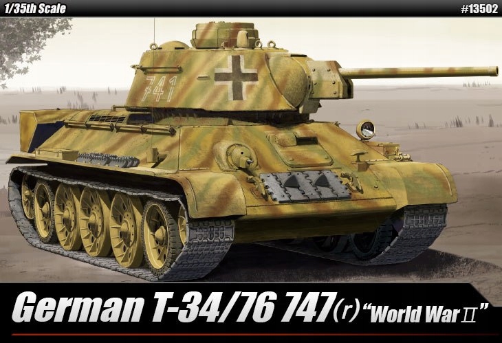 Academy 13502 German T-34/76747 (r) 1:35