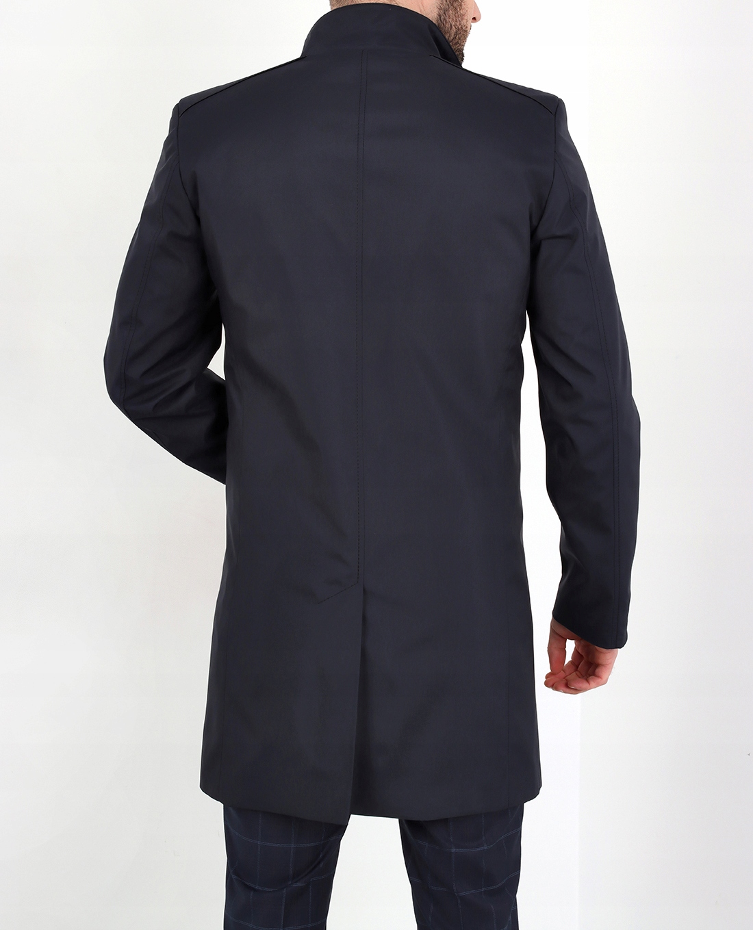 PŁASZCZ MĘSKI GRANATOWY Marka inna