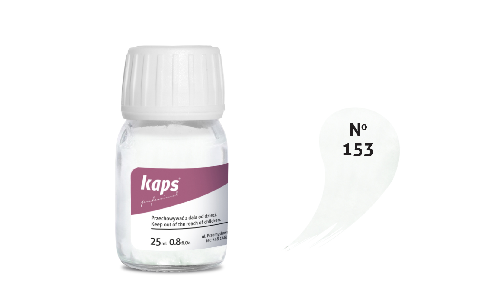 

Farba do skóry naturalnej i syntetycznej Kaps
