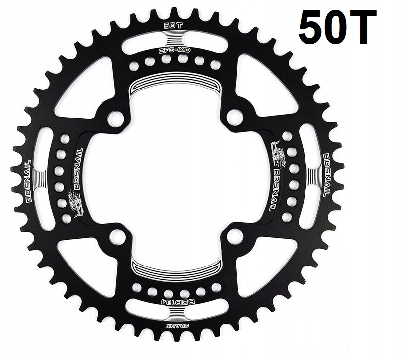 Okrągła Zębatka Narrow Wide Snail 50T 104 Bcd