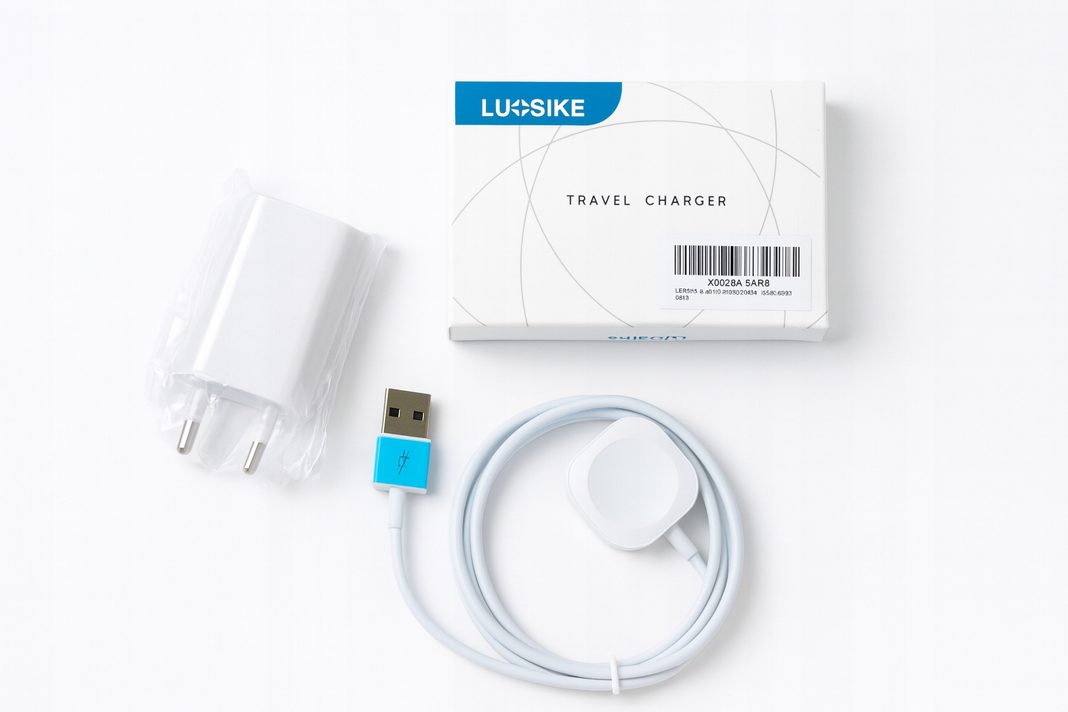 Зарядний пристрій LUOSIKE Travel Charger R9P843 5W для годинника + USB-кабель