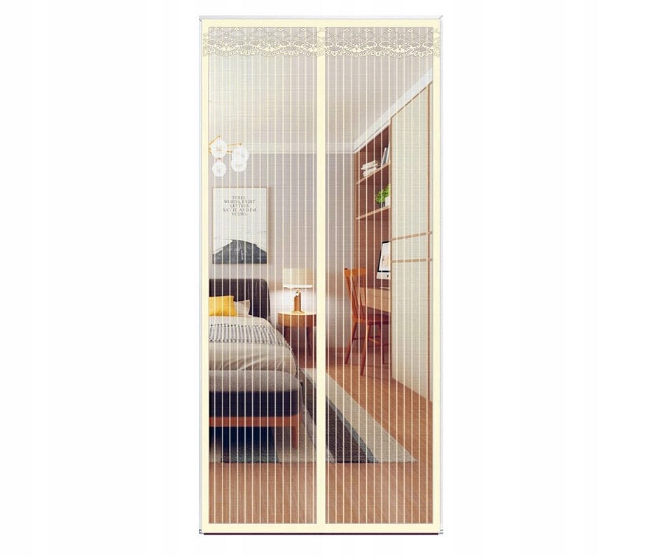 

Moskitiera Drzwiowa magnesy na drzwi 210x100cm