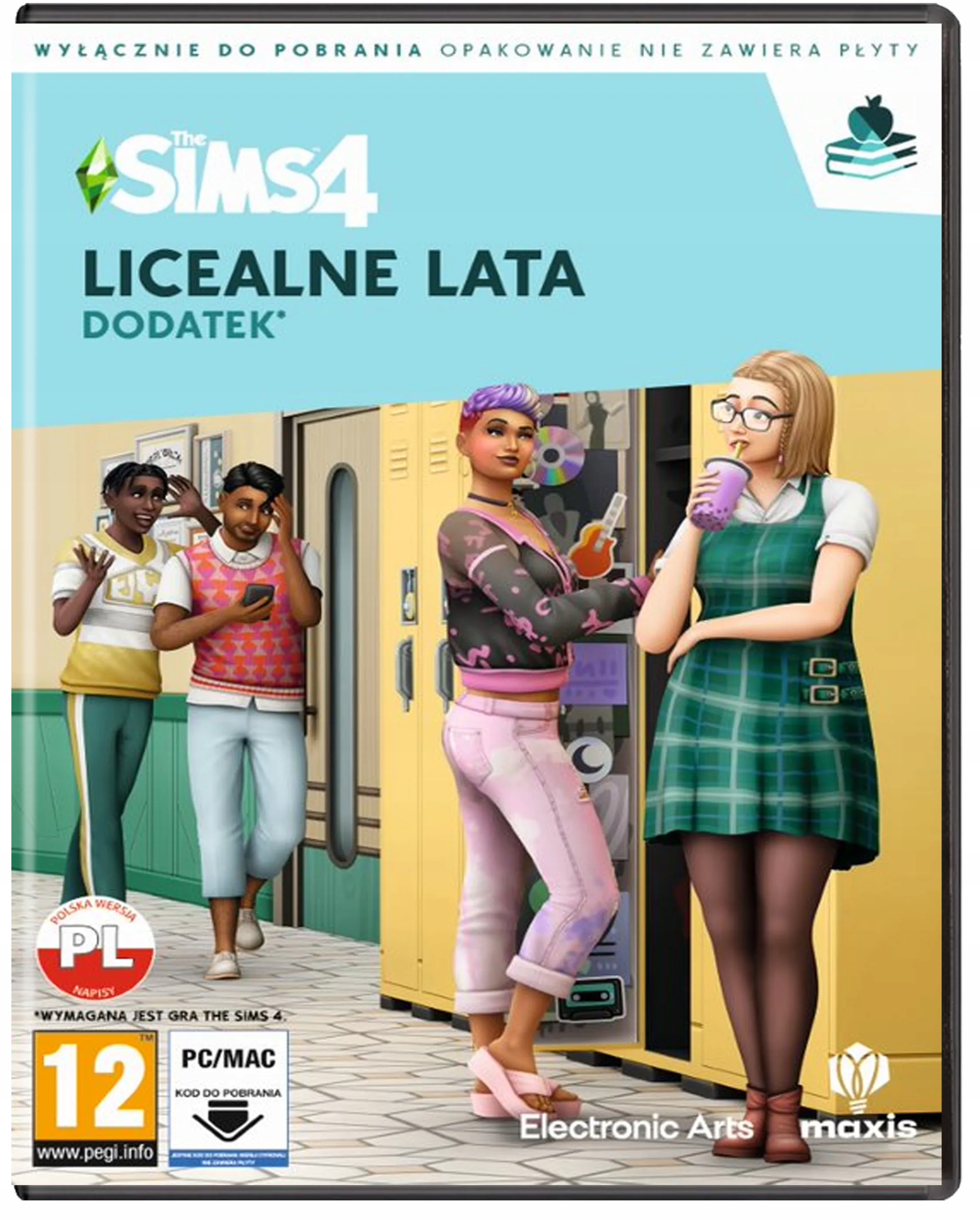 THE SIMS 4 LICEALNE LATA PC