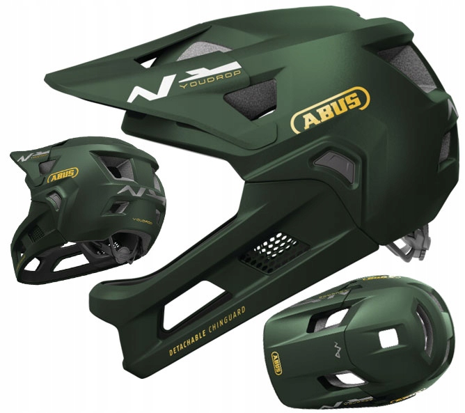 Abus Cyklistická přilba Youdrop Ff moss green S