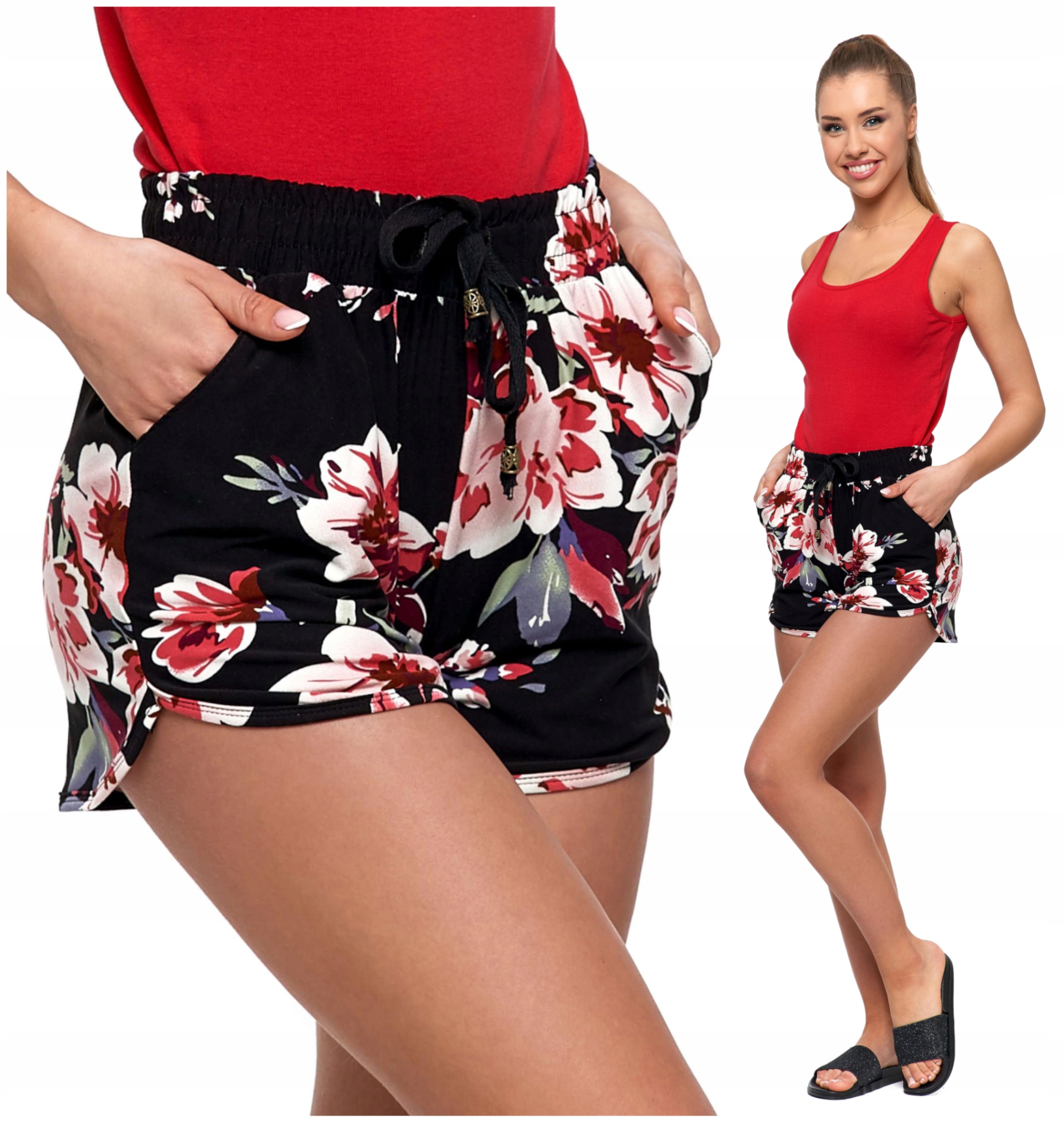 Spodenki Szorty Dresowe Damskie Wygodne MORAJ L/XL