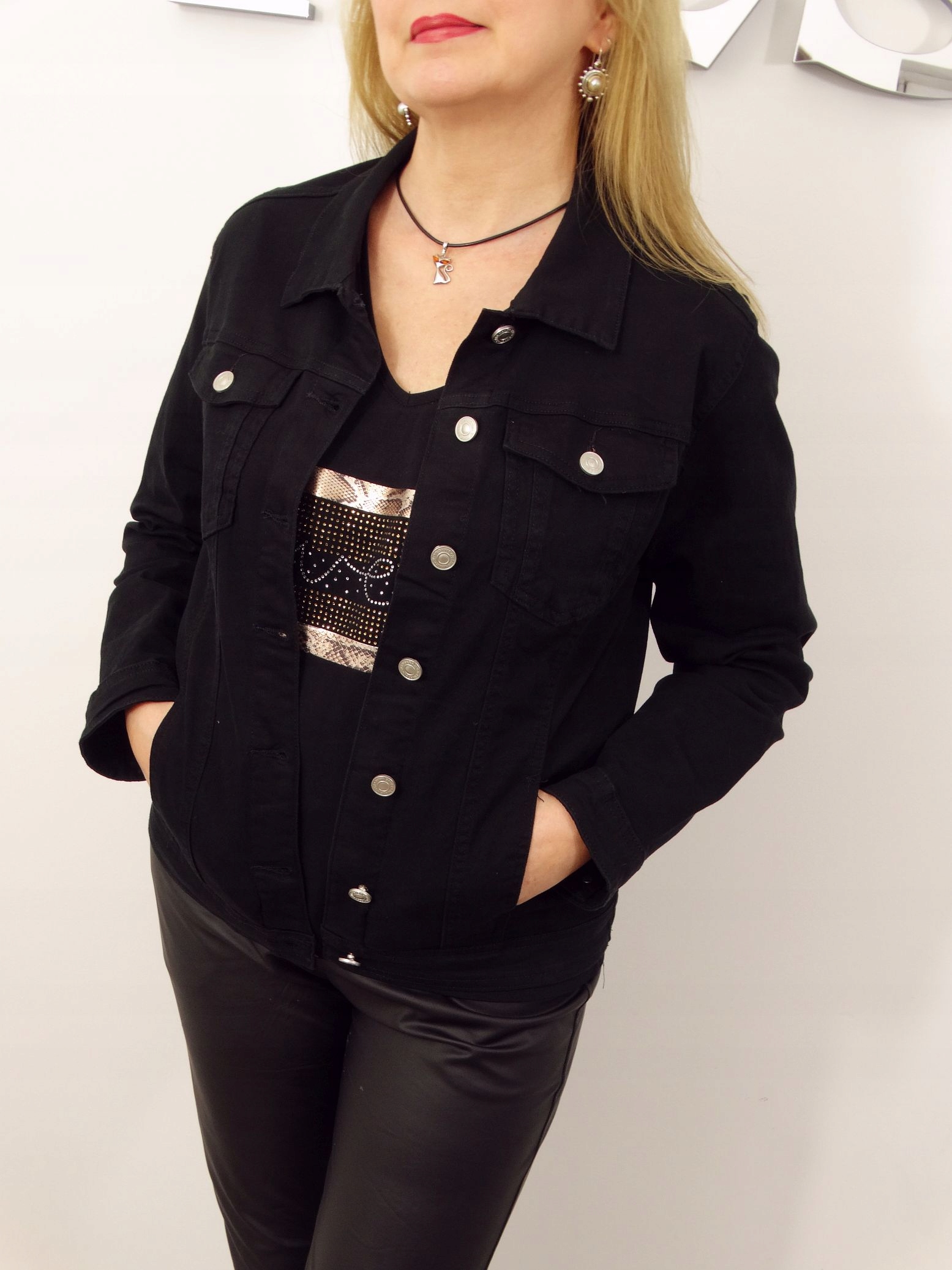 Kurtka Damska Jeansowa Katana Klasyczna ELVIRA 3XL 46 Rozmiar 46