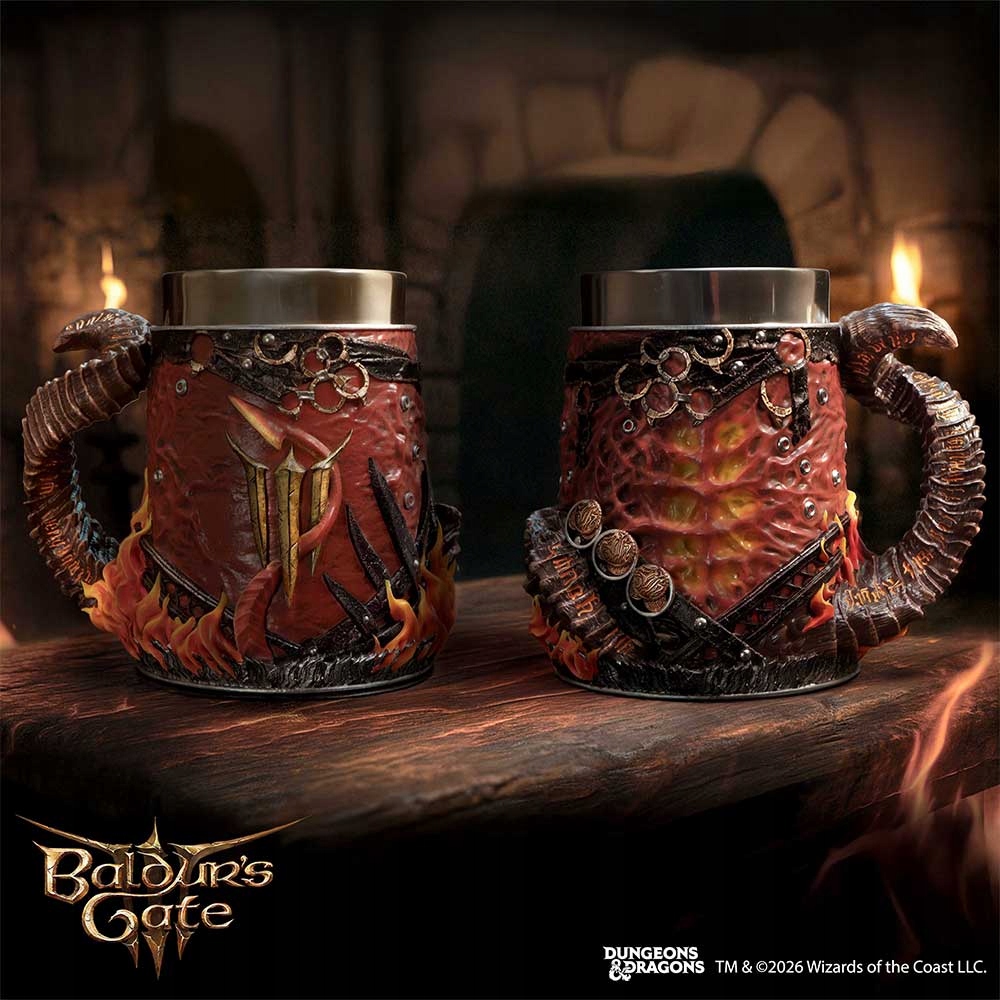 Nemesis Baldur's Gate 3 Karlach Tankard 15.5 cm